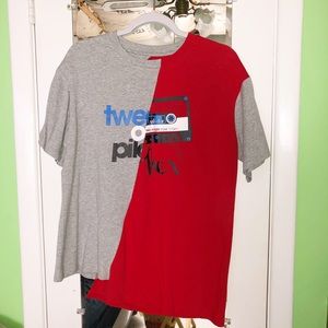 never worn half & half tee!